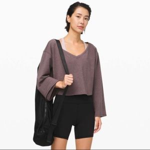 lululemon athletica Purple Cropped Top